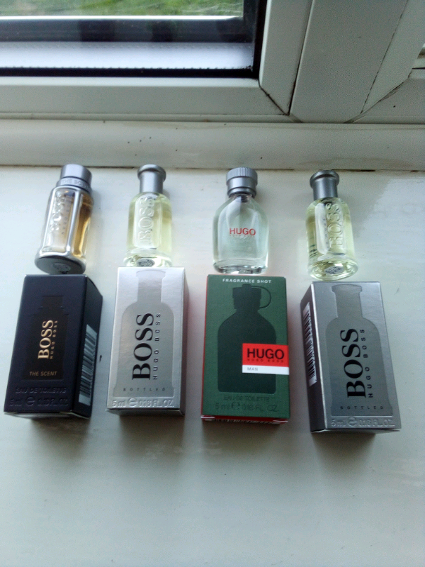 hugo boss miniatures